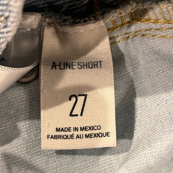 Urban outfitters BDG‎ women's A line denim distressed cut off shorts size 27 EUC - Picture 5 of 5